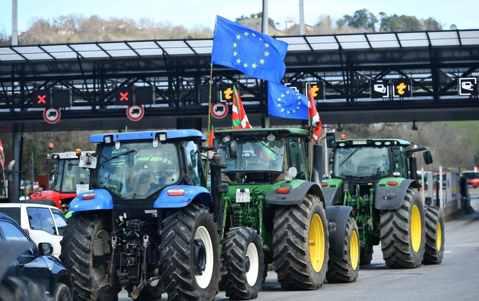 Europos ūkininkų protestai – lūžio žemės ūkyje atspindys
