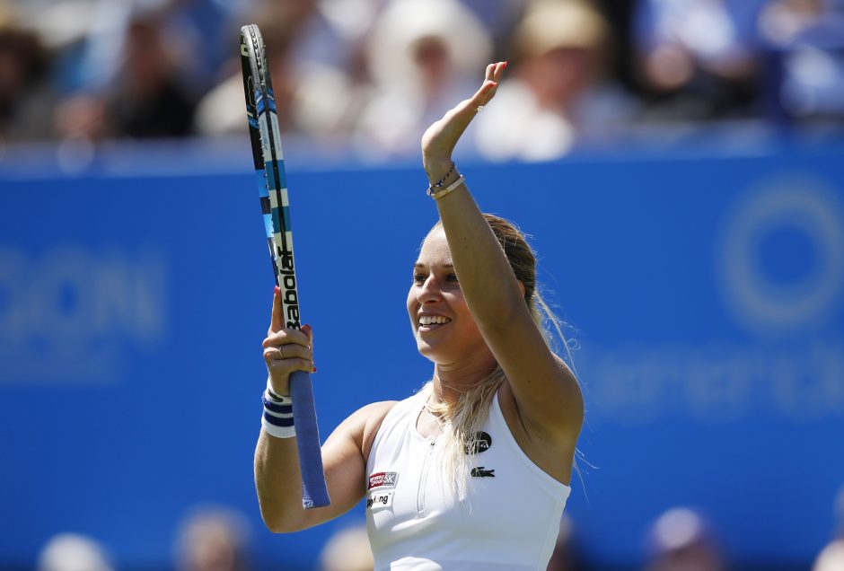 Paaiškėjo WTA serijos moterų teniso turnyro Anglijoje finalininkės