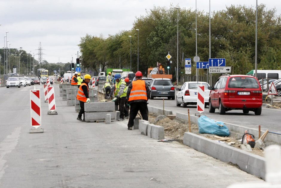 Liepų gatvėje – nuolatinės spūstys