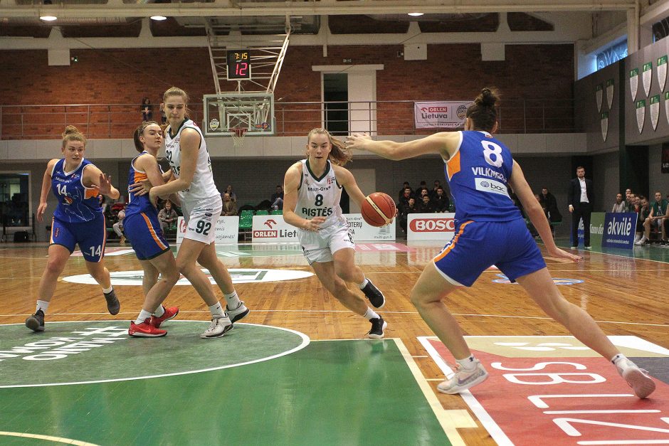 Moterų lyga: „Aistės-LSMU“ – „Vilkmergė“ 70:42