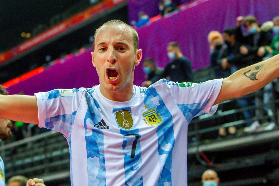 Pietų Amerikos salės futbolo galiūnų akistatoje triumfavo pasaulio čempionai argentiniečiai