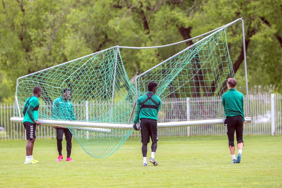 „Kauno Žalgirio“ futbolininkų treniruotė