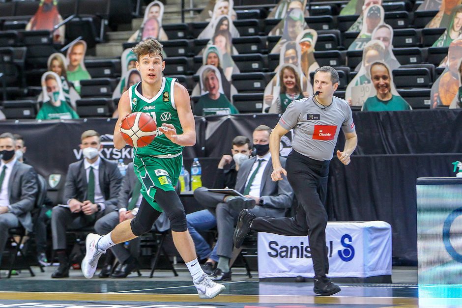 KMT ketvirtfinalis: „Žalgiris“ – „P. žvaigždės“ 103:77