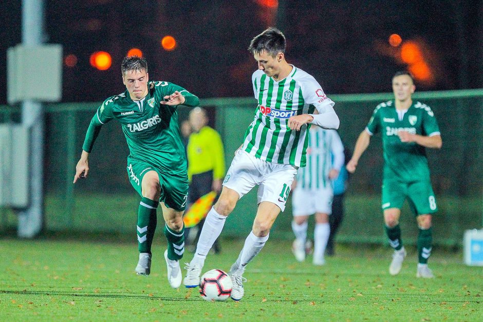 A lyga: „Kauno Žalgiris“ – Vilniaus „Žalgiris“ 1:2