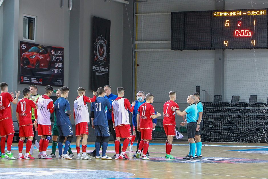 Futsalo A lyga: „Vytis“ – „Vip“ 6:1