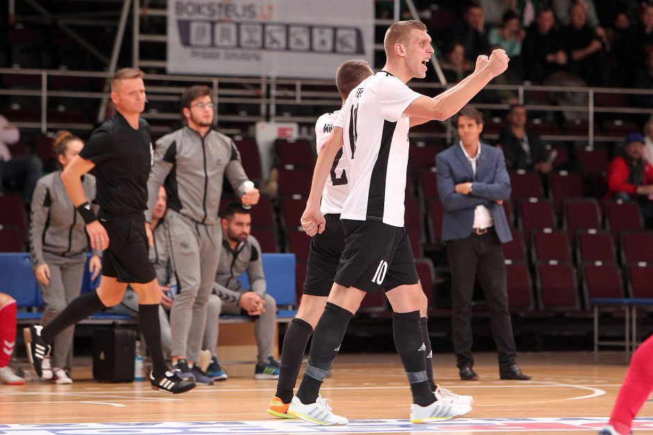 Futsalas. „Vytis“ – „KMN Dobovec“ 1:2