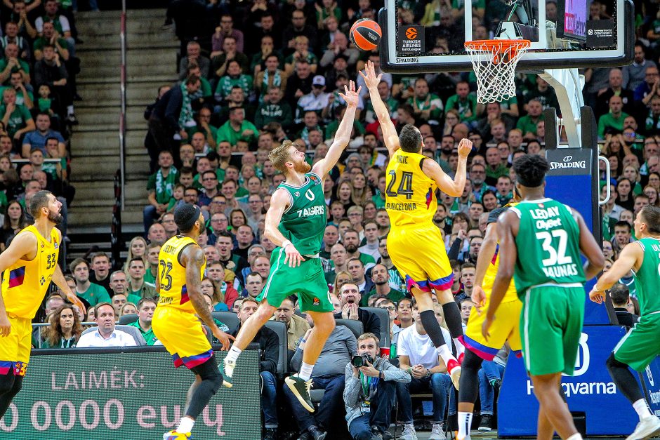 Eurolyga: „Žalgiris“ – „Barcelona“ 86:93