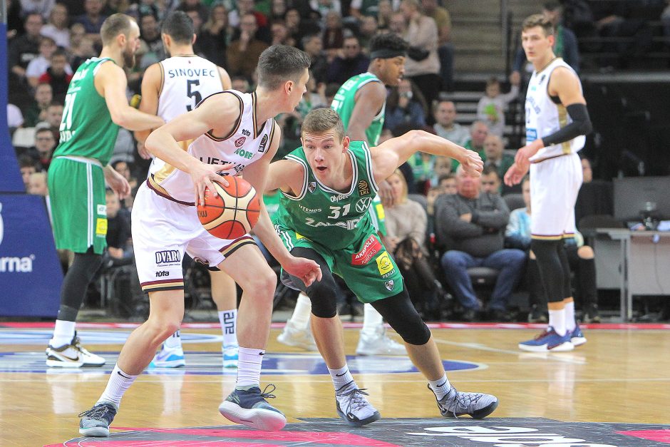 LKL: „Žalgiris“ – „Lietkabelis“ 96:69