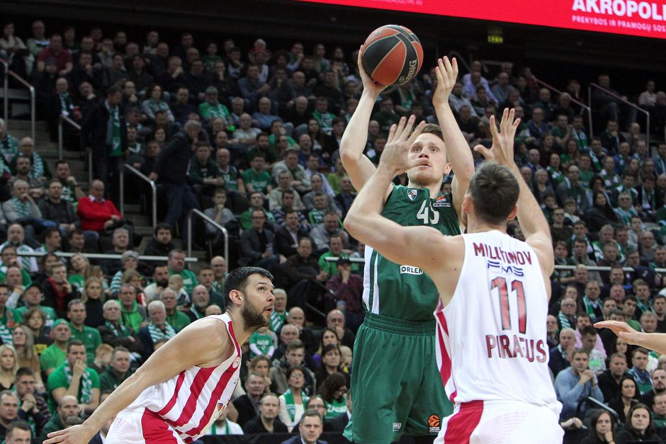 Eurolyga: „Žalgiris“ – „Olympiakos“ 83:75