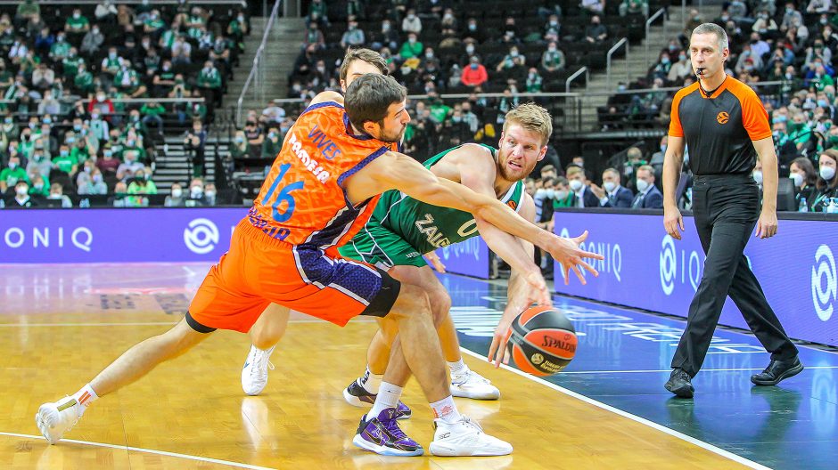 Eurolyga: „Žalgiris“ – „Valencia Basket“ 82:94