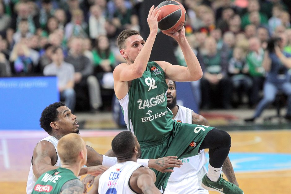 Eurolyga: „Žalgiris“ – „Budučnost“ 84:76