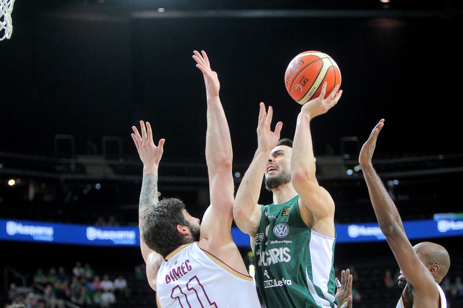 LKL pusfinalis: „Žalgiris“ – „Lietkabelis“ 78:58