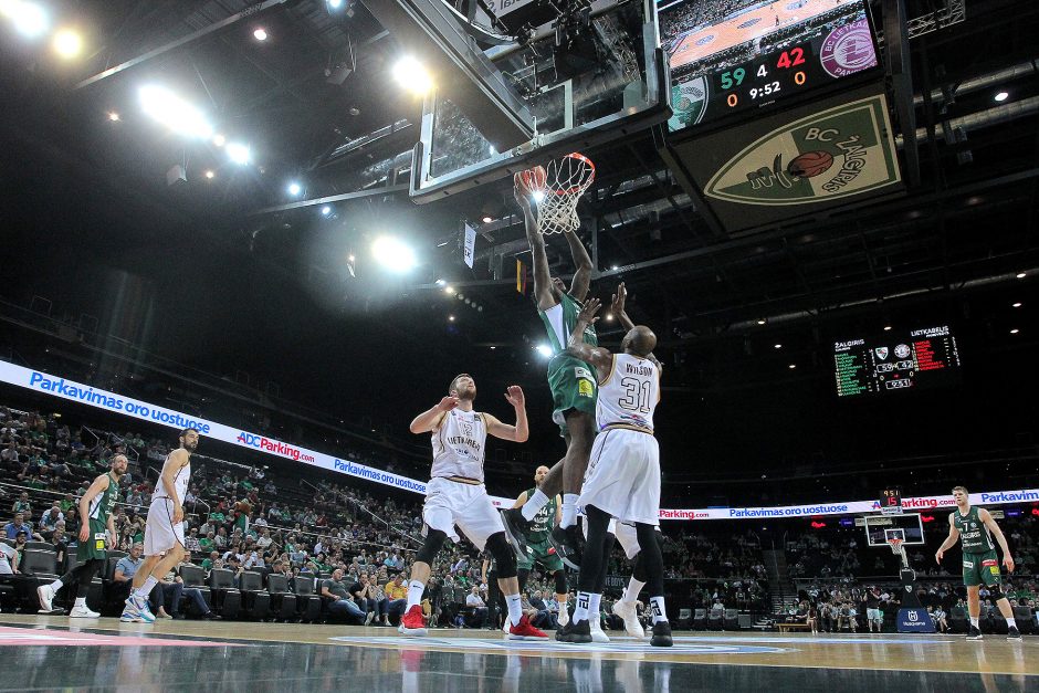 LKL pusfinalis: „Žalgiris“ – „Lietkabelis“ 78:58