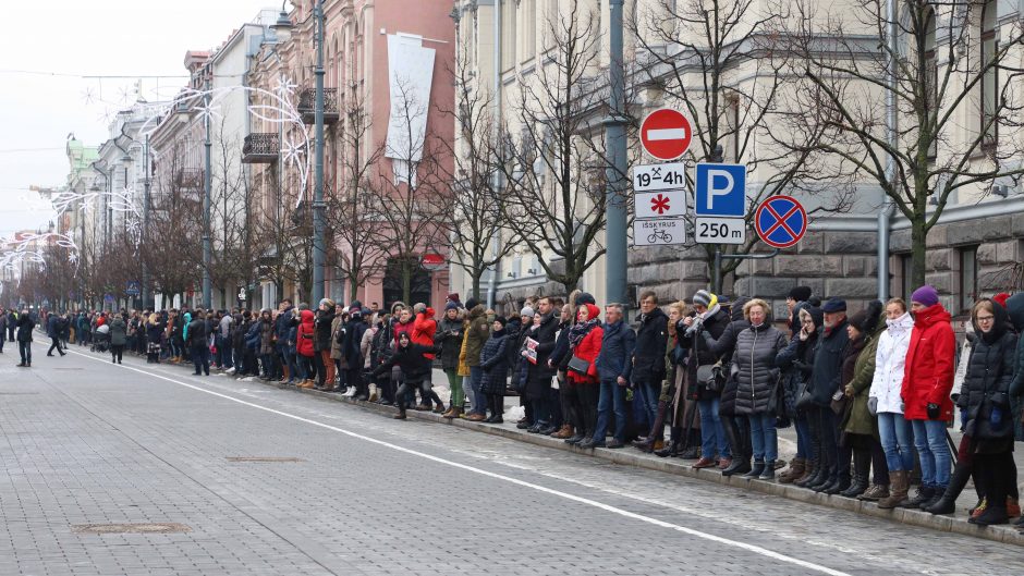 A. Tapinas pasidalijo įspūdžiais po mitingo: ėjome kaip dvi bangos