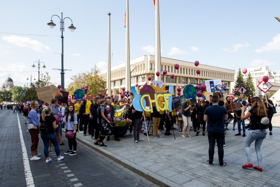 VU studentai nepaliko abejingų: fakultetai vienas kitą lenkė išradingumu