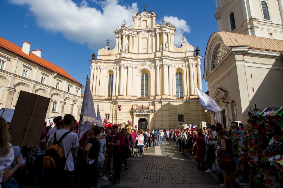 VU studentai nepaliko abejingų: fakultetai vienas kitą lenkė išradingumu