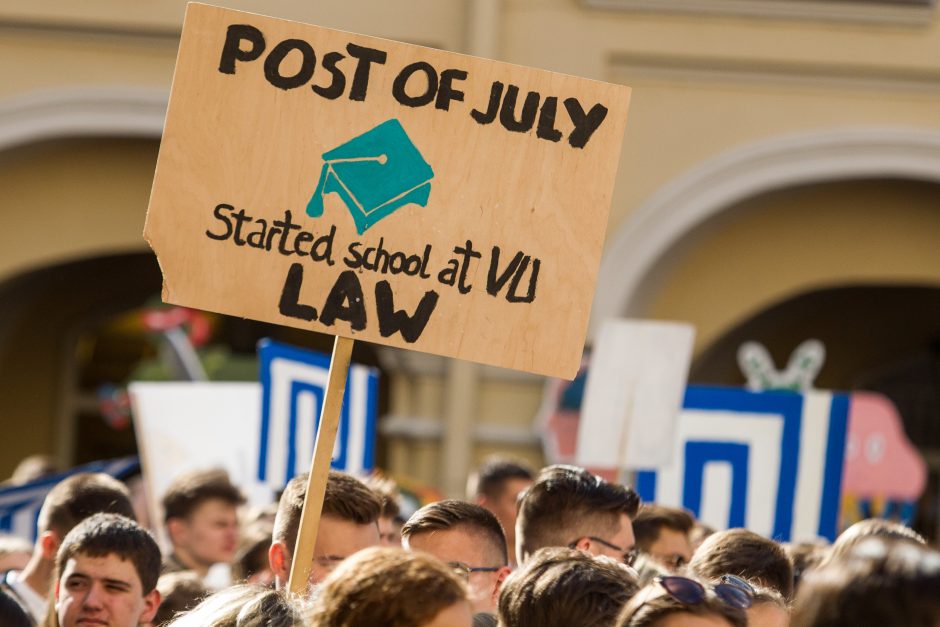 VU studentai nepaliko abejingų: fakultetai vienas kitą lenkė išradingumu