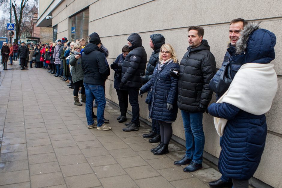 A. Tapinas pasidalijo įspūdžiais po mitingo: ėjome kaip dvi bangos