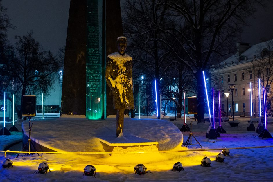 Nušvito gimtadienį švenčianti sostinė: prasidėjo pirmasis Vilniaus šviesų festivalis