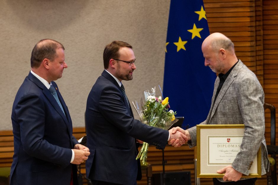 Įteiktos Vyriausybės kultūros ir meno premijos 