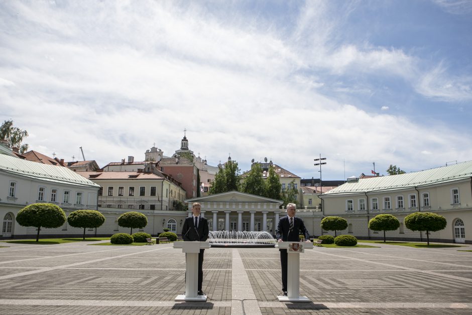 G. Nausėda ir R. Šimašius pristatė iniciatyvą „Vilnius atviras kultūrai“