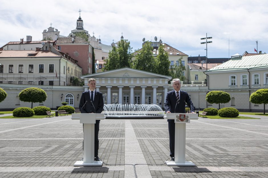 G. Nausėda ir R. Šimašius pristatė iniciatyvą „Vilnius atviras kultūrai“