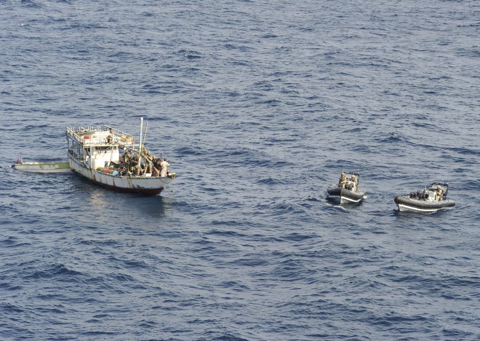 Išlaisvinti Lenkijos jūreiviai, kurie buvo pagrobti piratų