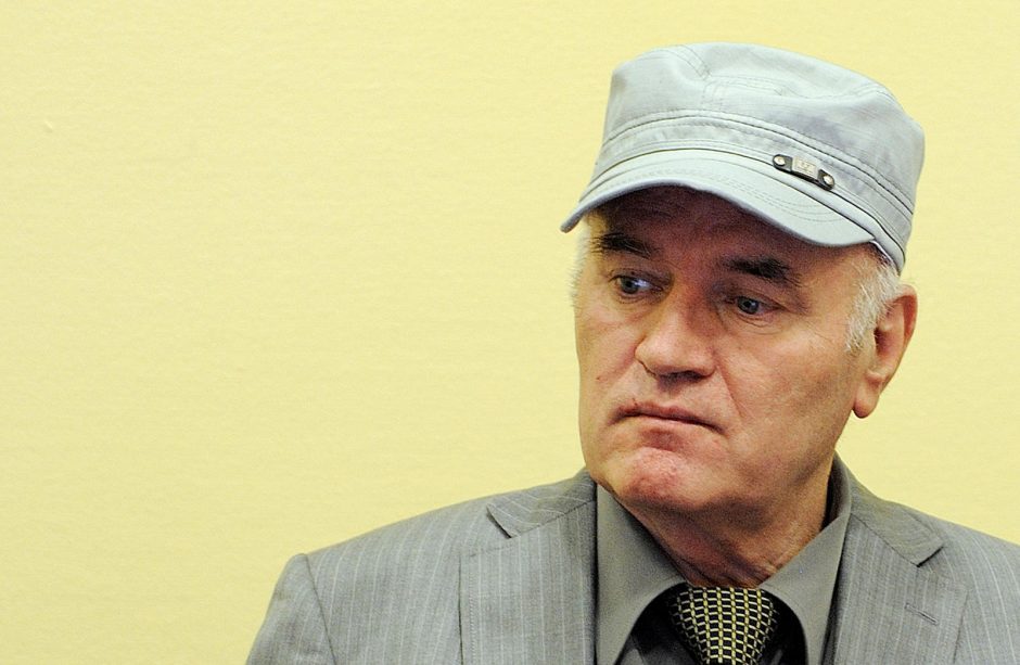 Maskva: verdiktas R. Mladičiui yra vienpusis