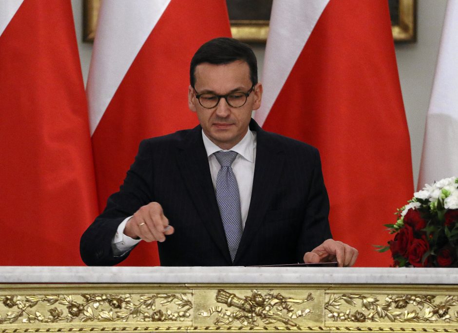 Naujasis Lenkijos premjeras nežada vyriausybės politikos pokyčių