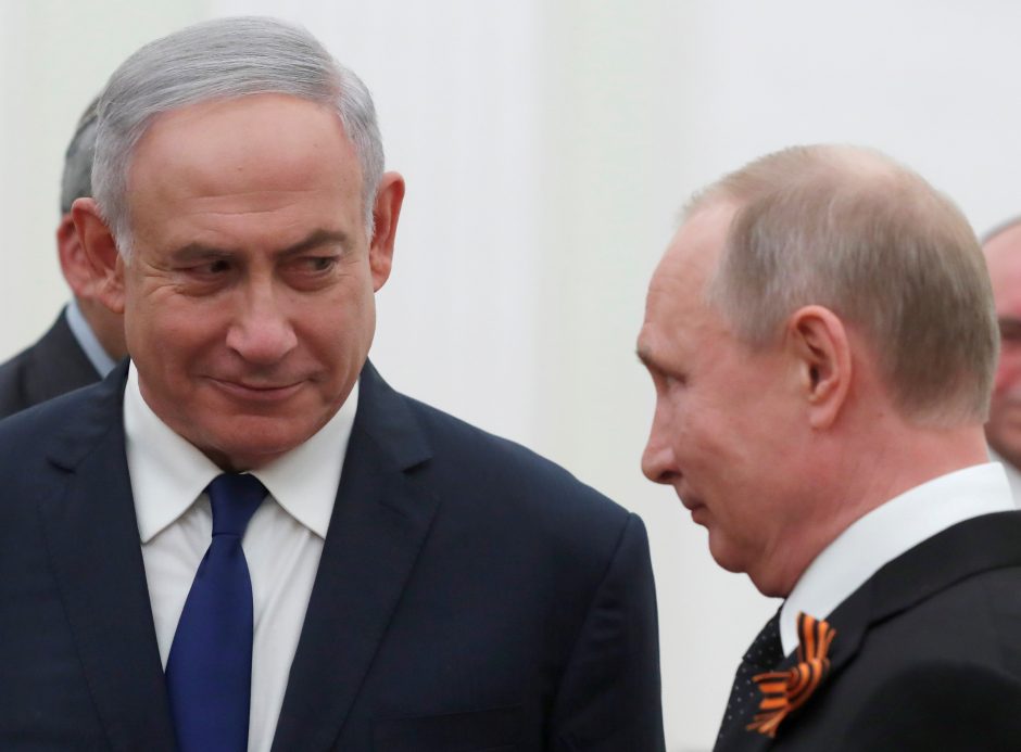 Po incidento Sirijoje – pirmasis V. Putino ir B. Netanyahu susitikimas