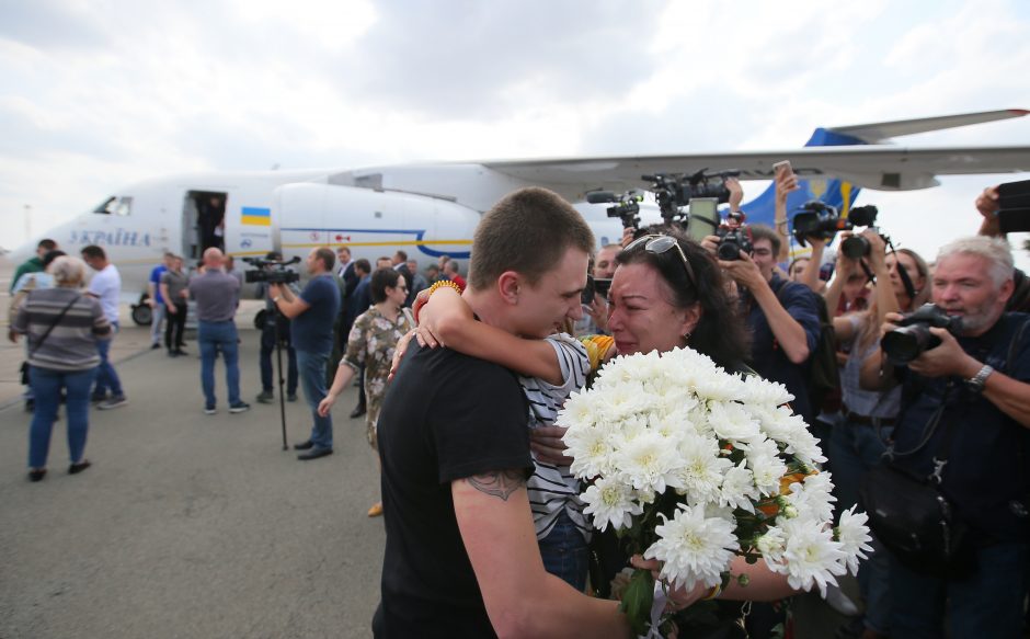 Ukraina ir Rusija apsikeitė kaliniais