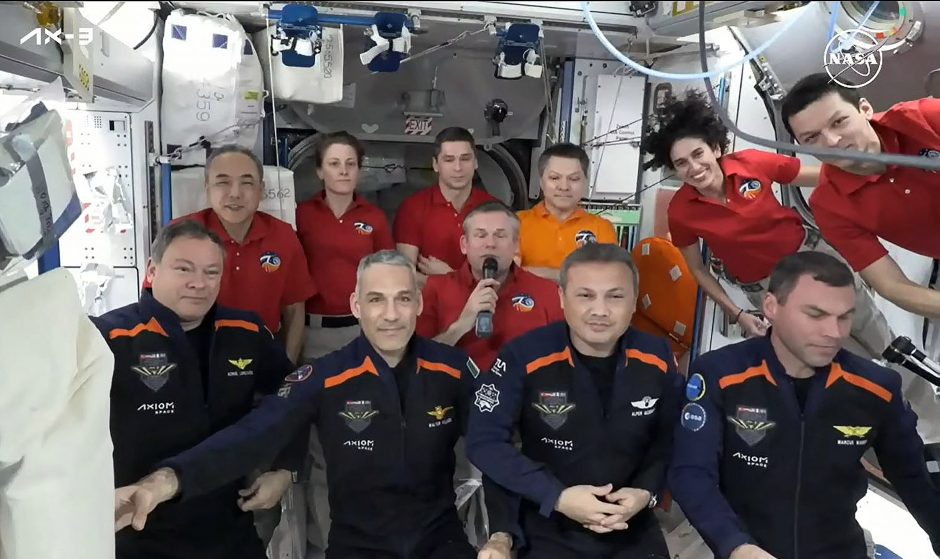 Į Tarptautinę kosminę stotį atvyko keturi Europos astronautai