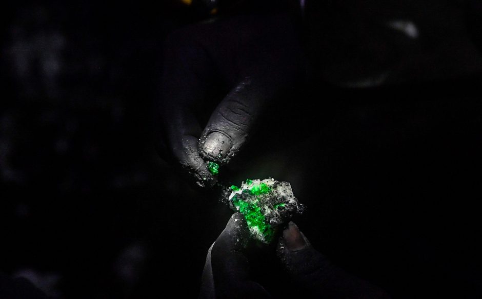 Rusijos Urale rastas retas 1,6 kg smaragdas