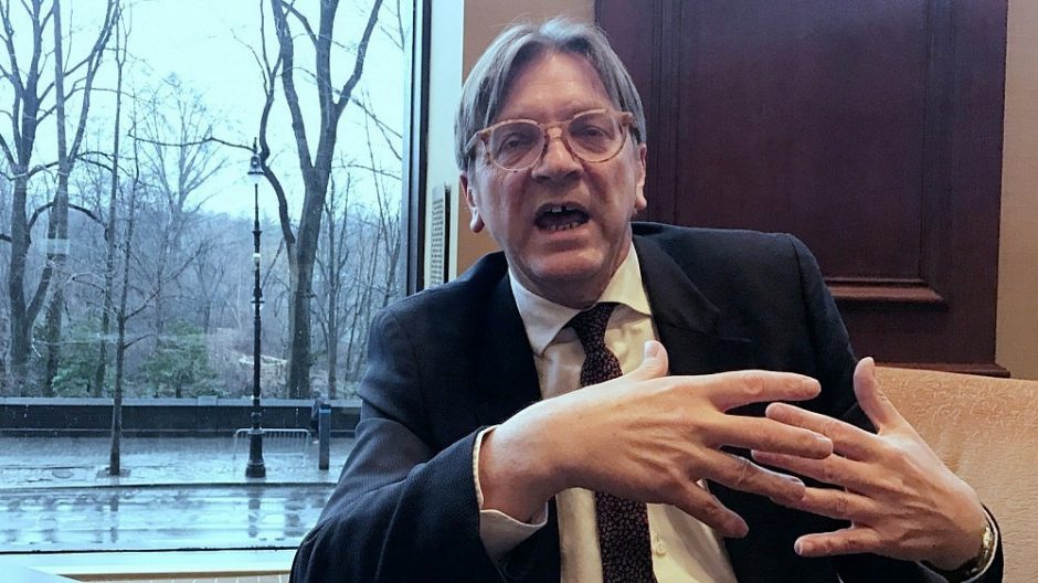 G. Verhofstadtas: po „Brexit“ ES turi paskutinį šansą 