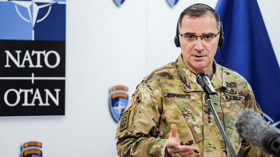 NATO pajėgų Europoje vadas: Rusija vykdo destabilizavimo kampaniją