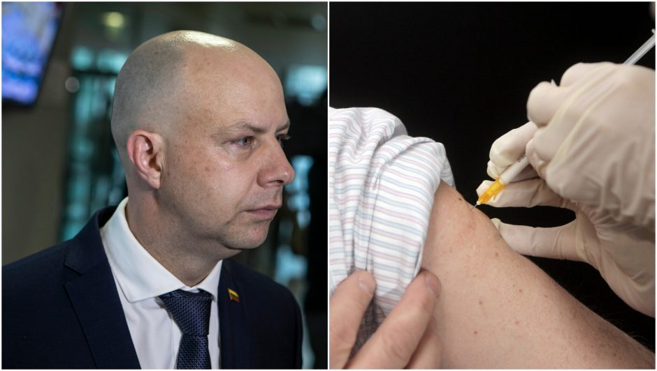 A. Veryga sveikatos apsaugos ministrui: atsakomybės neprisiėmėt, vakcinas išpylėt