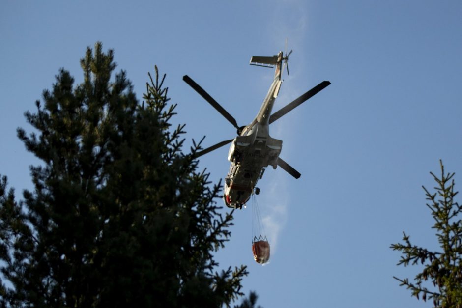 Latvija prašo tarptautinės pagalbos gaisrui šalies vakaruose užgesinti