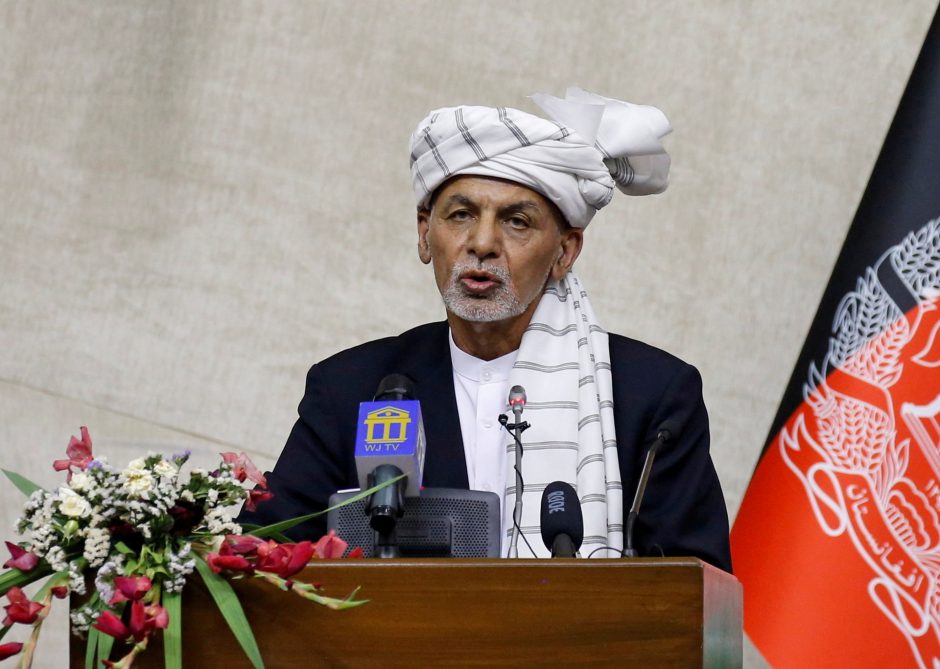 A. Ghani: Afganistaną palikau, kad nebūtų liejamas kraujas