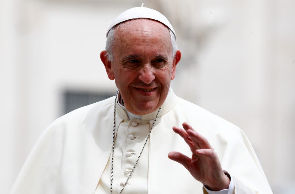 Popiežius tikisi, kad Pasaulio futbolo čempionatas pasitarnaus dialogui ir taikai