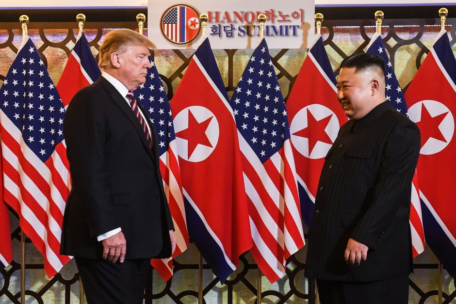 D. Trumpo ir Kim Jong Uno susitikimas Hanojuje