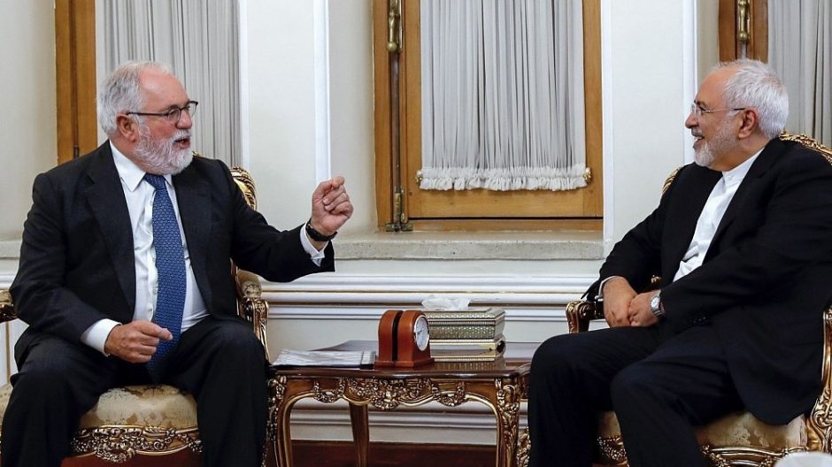 Irano diplomatijos vadovas: ES dėl branduolinio susitarimo deda per mažai pastangų