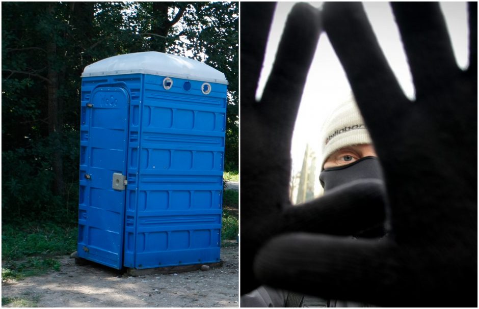 Ironijos vertas įvykis: vagių grobis Klaipėdos rajone – tualetas su jo turiniu