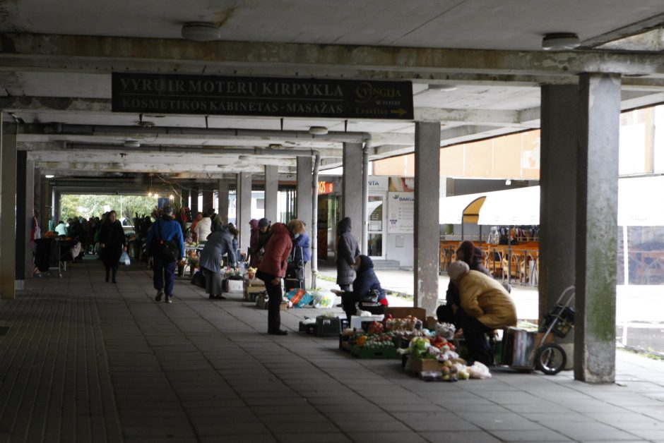 Stringanti rekonstrukcija: Vingio pasaže praeiviams ant galvų kliokia vanduo