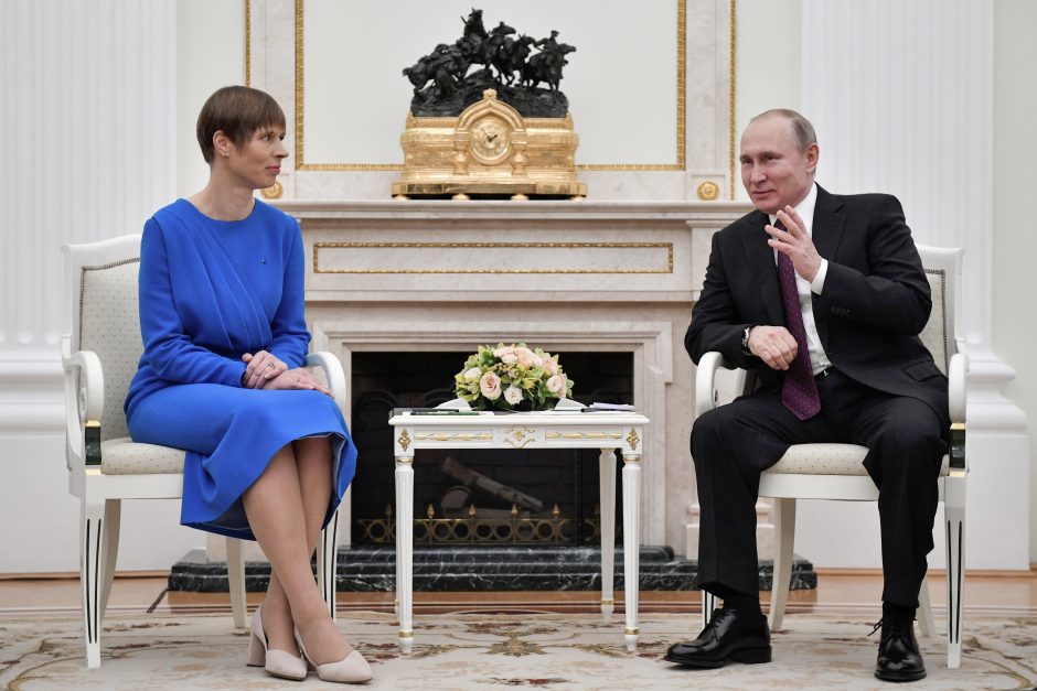 K. Kaljulaid susitiko su V. Putinu: siūlo atnaujinti ES ir Rusijos bendradarbiavimą