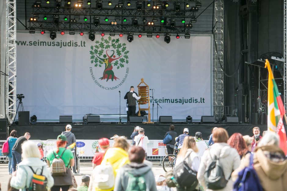 Vingio parke renkasi „Didžiojo šeimos gynimo maršo“ dalyviai