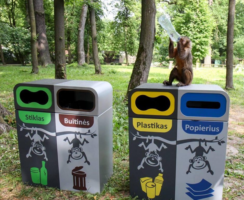 Lietuvos zoologijos sodas skatina rūšiuoti atliekas