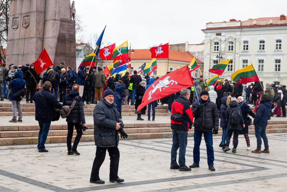 Šventinis trijų Baltijos valstybių pakėlimo ceremonija ir trispalvės nešimas 