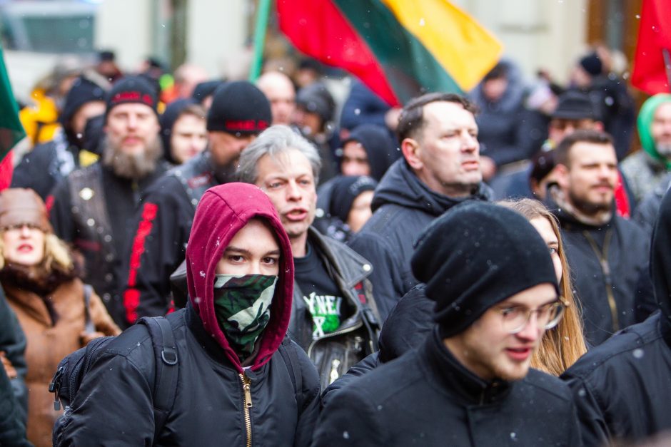 Šventinis trijų Baltijos valstybių pakėlimo ceremonija ir trispalvės nešimas 