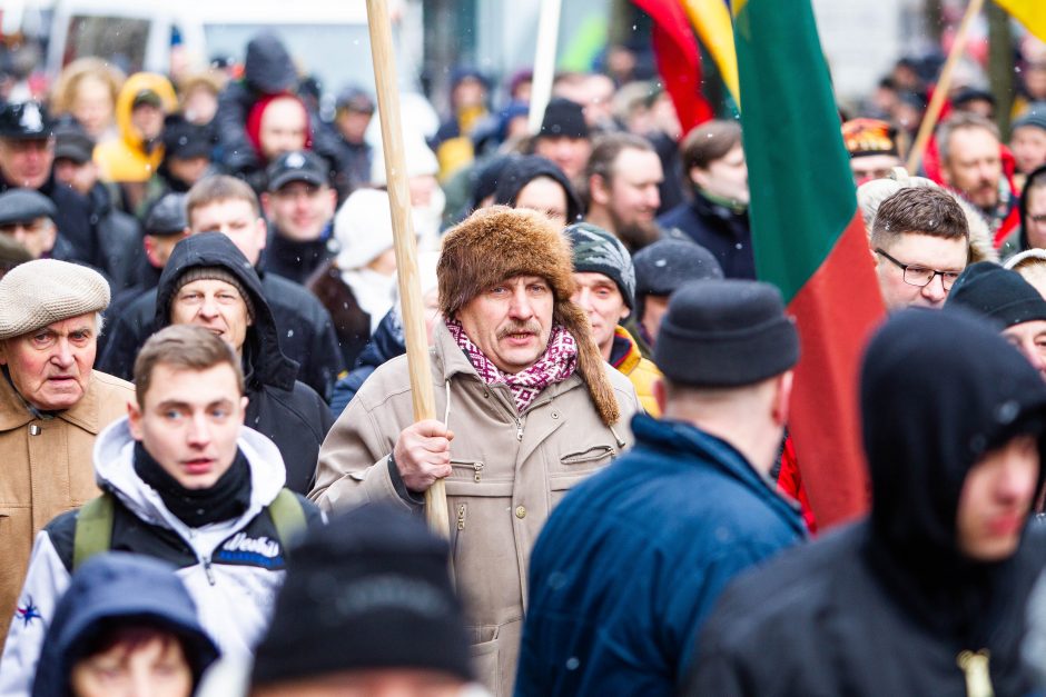 Šventinis trijų Baltijos valstybių pakėlimo ceremonija ir trispalvės nešimas 