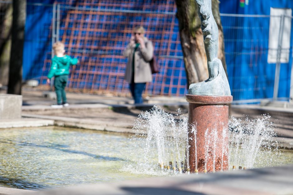 Fontanų sezonas Kaune prasidėjo, tačiau veiks ne visi